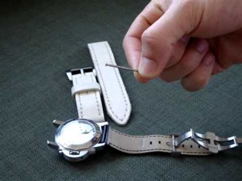 how to change watch band panerai
